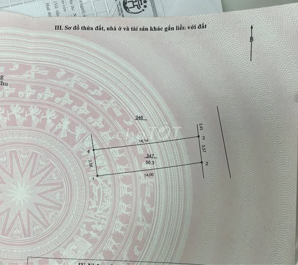 bán nhà 50m² Thanh Trì Ô Tô Vào Nhà