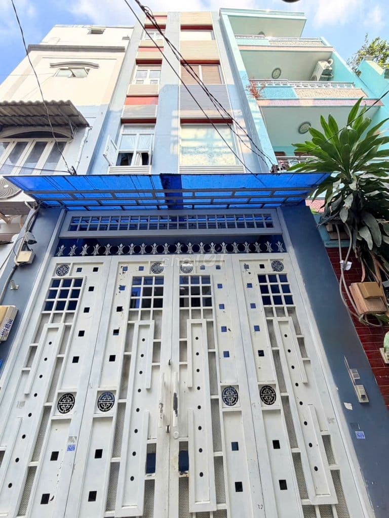 Hẻm 3.5M Sát MT CMT8 Q3. (3.4m x 16m). 5 Tầng (6PN, 6WC) Giá 9.2 Tỷ TL