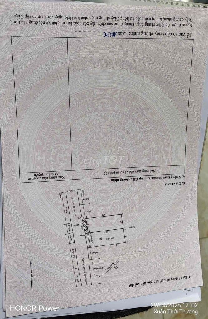 👇ĐẤT THỔ CƯ GẦN CHỢ ĐẦU MỐI - 96M2 (6M x 16M) - Ảnh 2
