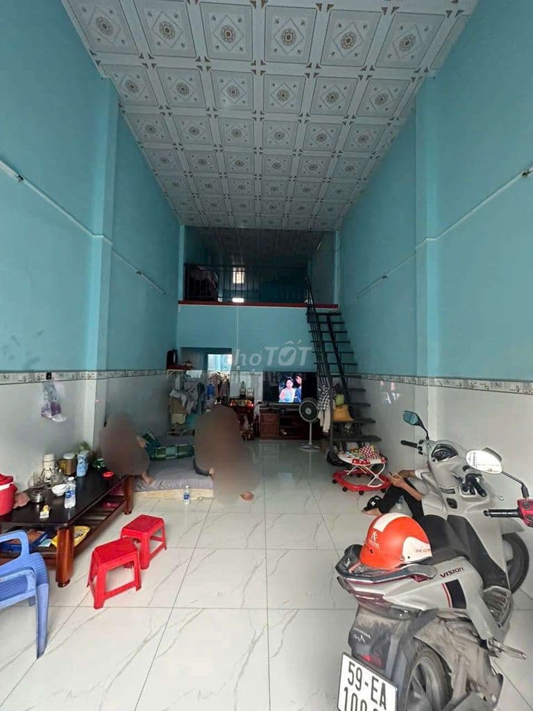 Bán nhà 1/ ngắn cây cám hẻm thông 4m DT:4m * 16m 1T + lửng 2pn 2w - Ảnh 2