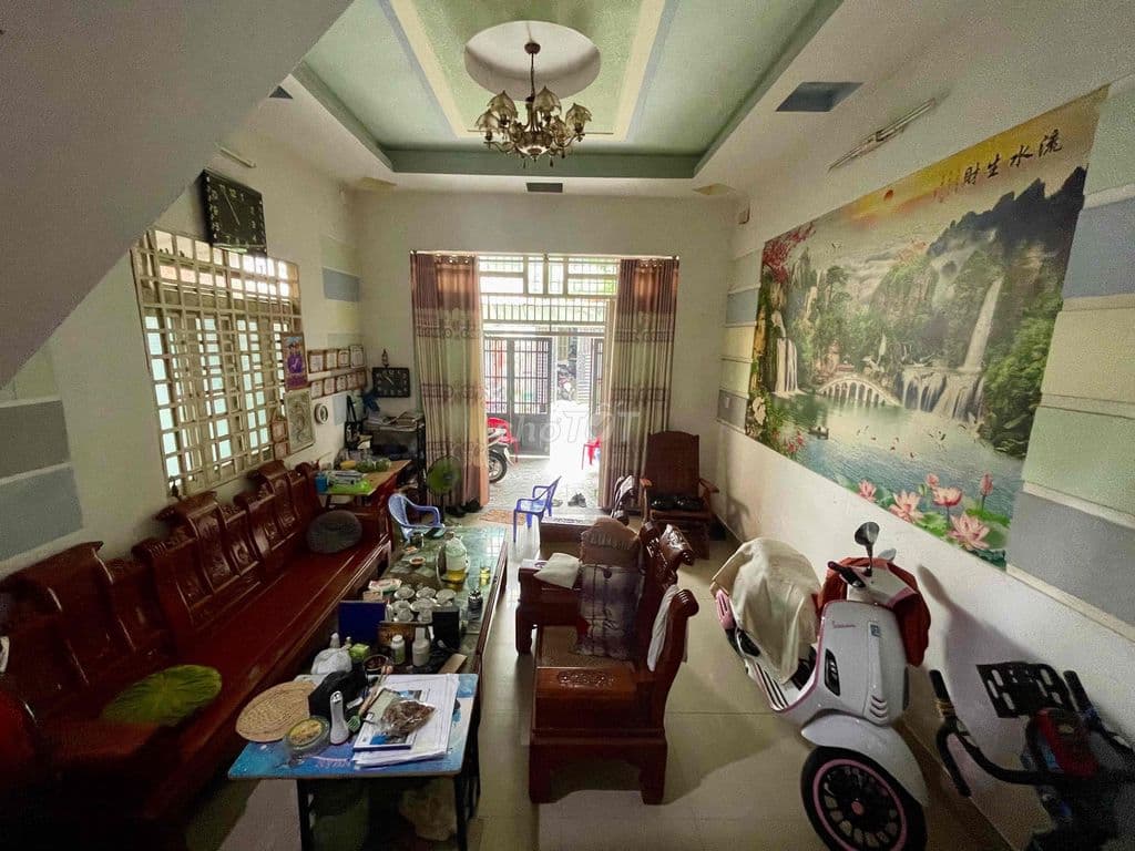 Nhà 1 Lầu Đẹp 5x16m Shr, Mt Nhựa 10m Thông Trong KDC Bà Điểm 2. - Ảnh 2