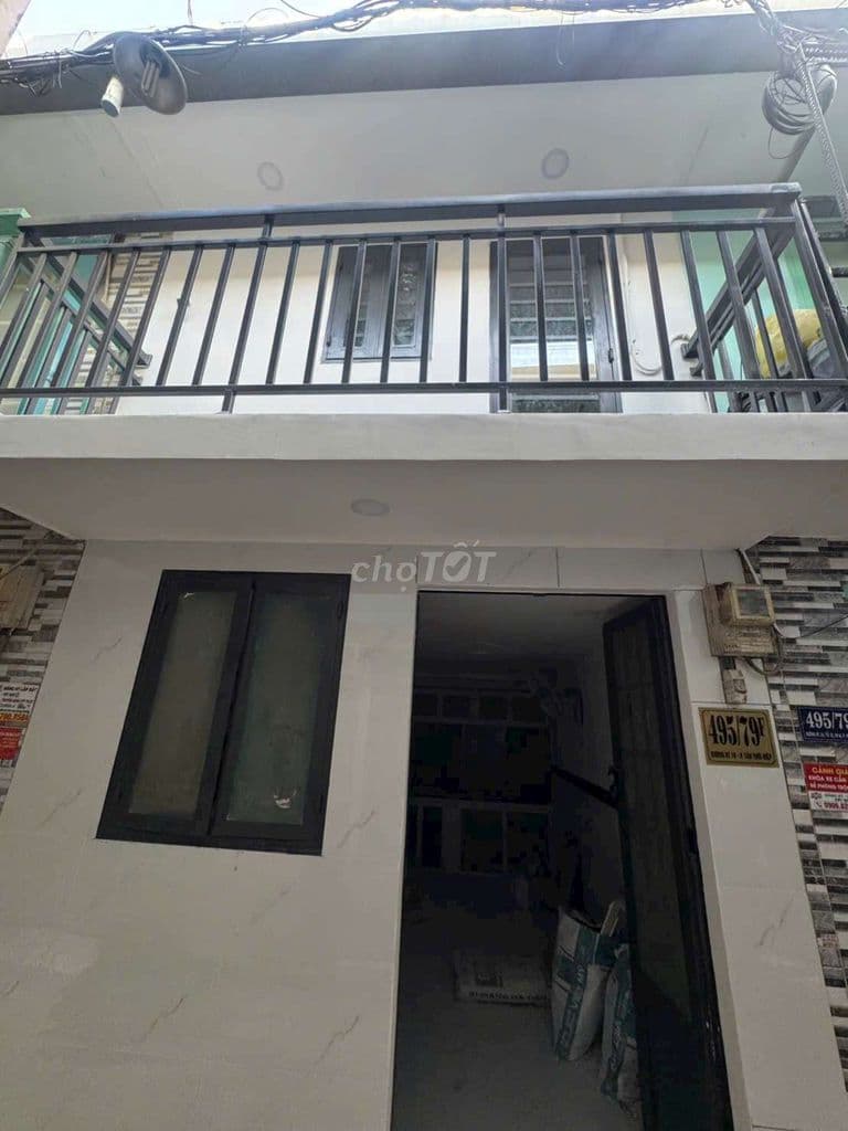 hơn 600tr nhà 1 lầu 2PN cách MT Hiệp Thành 43 gần Hiệp Thành City