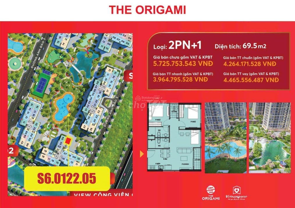 Căn hộ Origami tại Vinhomes Grand Park Q9 - Ảnh 3
