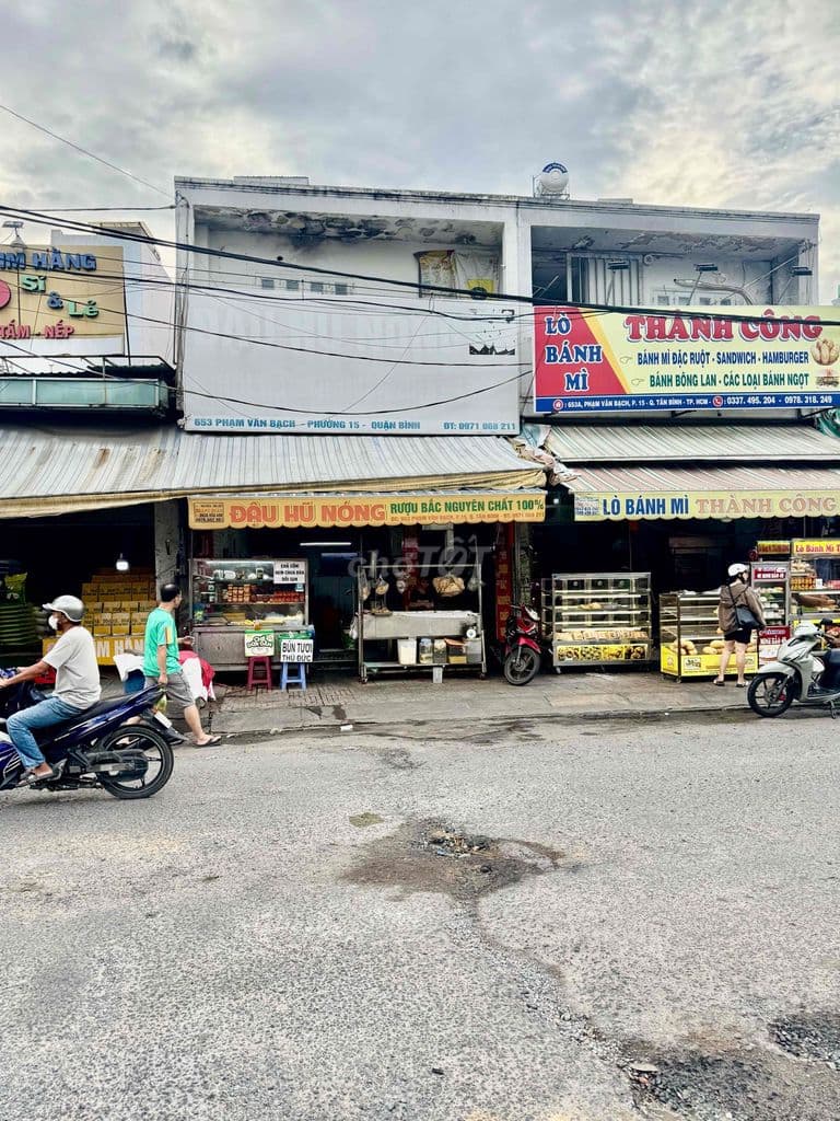 Bán nhà Mặt tiền chợ đường Phạm Văn Bạch p.15 Tân Bình 23.5tỷ