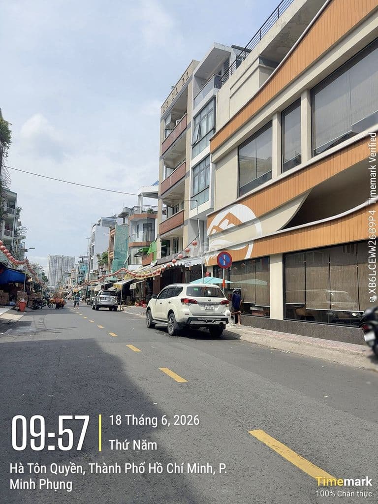MẶT TIỀN HẺM KD HÀ TÔN QUYỀN - XE TẢI THÔNG 8M, 92m2, GIÁ 14 TỶ