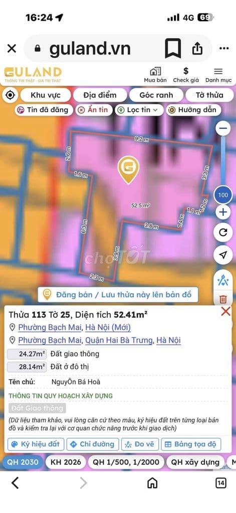 nhà quy hoạch ra mặt đường