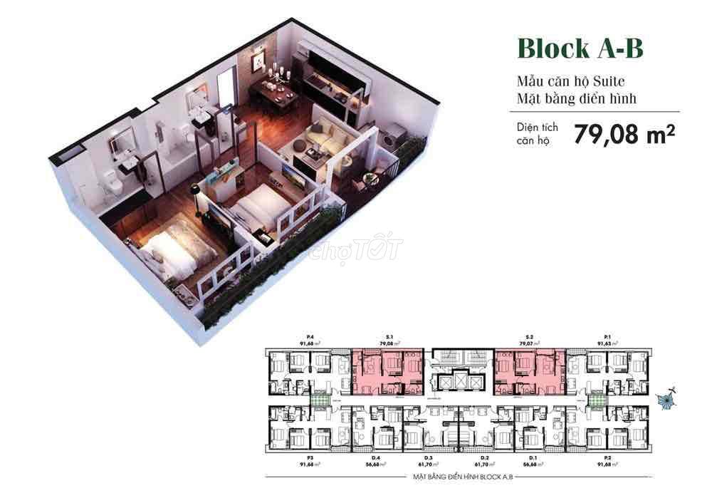 Diamond Lotus Riverside 2PN_2WC _79m2_ FULL NỘI THẤT_ĐẪ CÓ SỔ_GIÁ TỐT - Ảnh 3