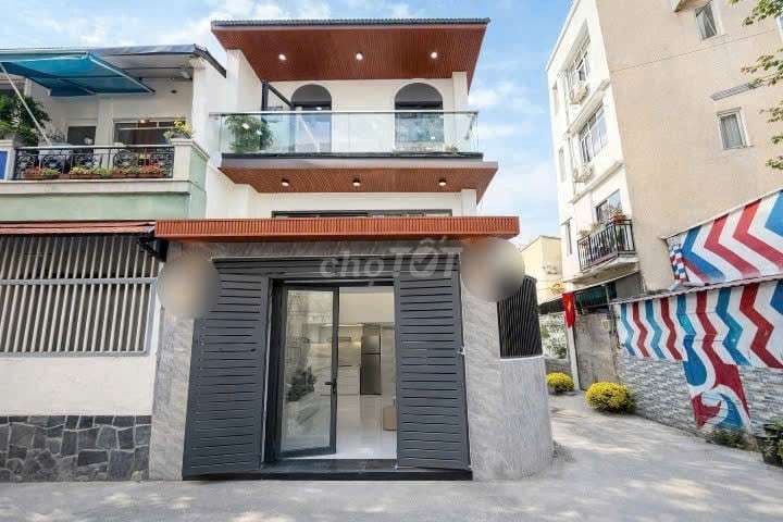 Chủ bán nhà 3 tầng , 2 mặt hẻm ô vô tới nhà, Phan Văn Trị, BT, 6,9 Tỷ