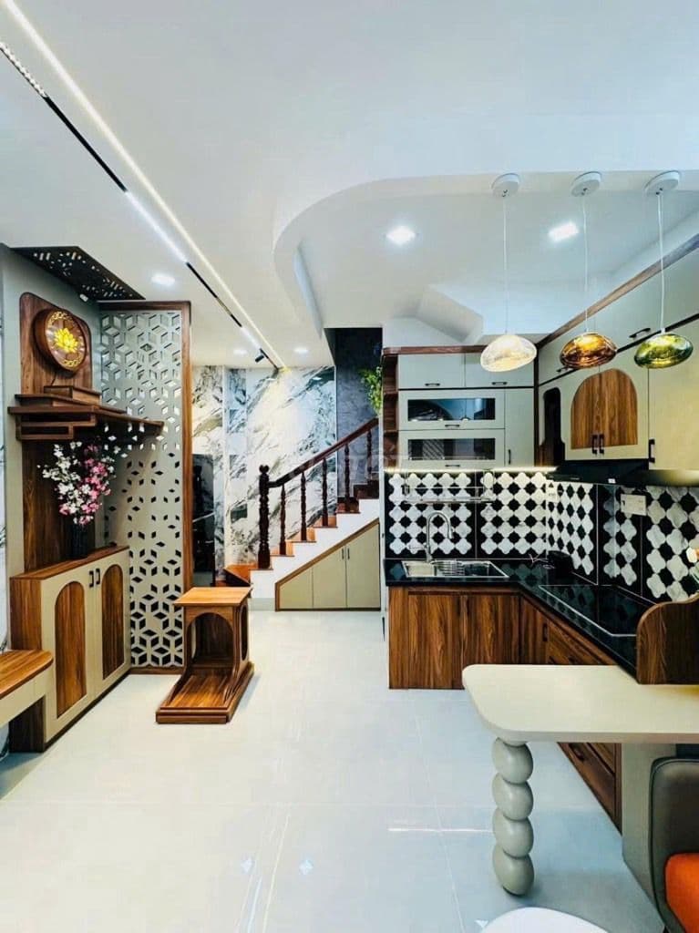 Giảm sốc 4.68 tỷ, nhà 4 tầng Đường Số 2 Gò Vấp, 120m2, hẻm 5m - Ảnh 2
