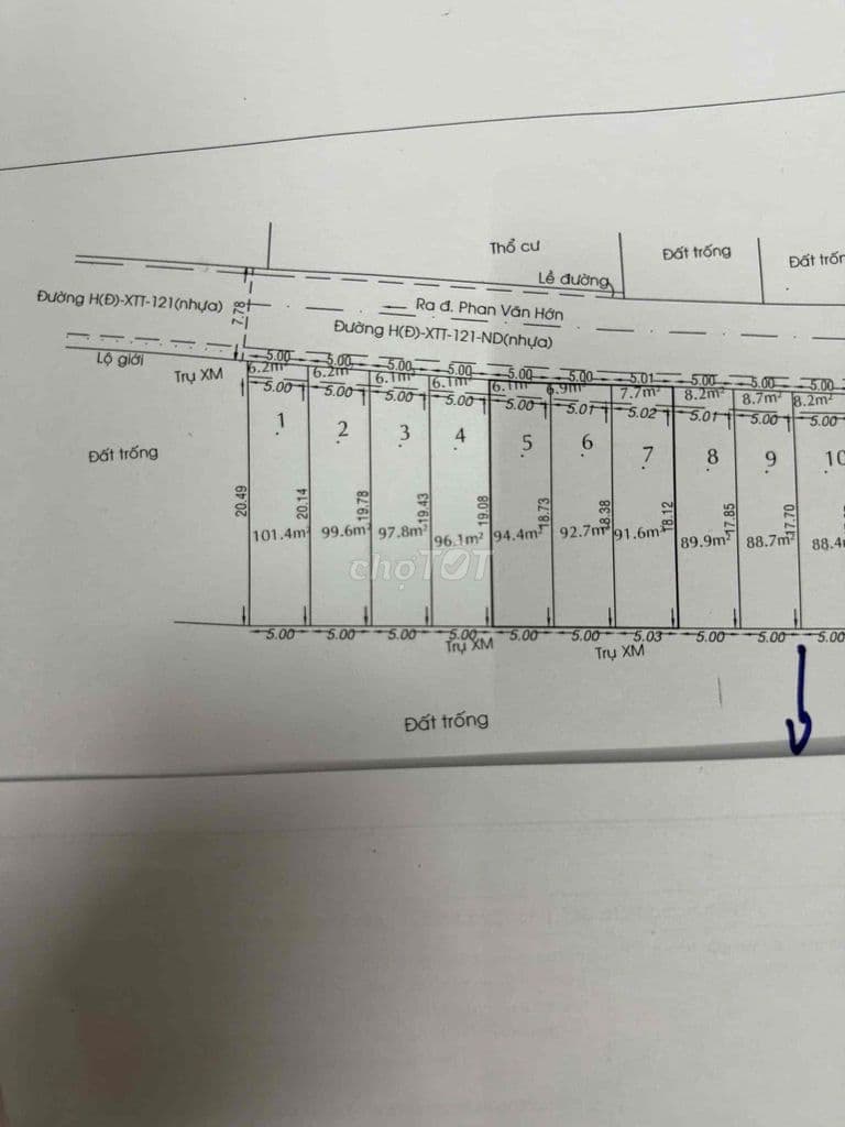 🏘️BÁN 9 LÔ ĐẤT F0 MẶT TIỀN XUÂN THỚI THƯỢNG 26 HCM