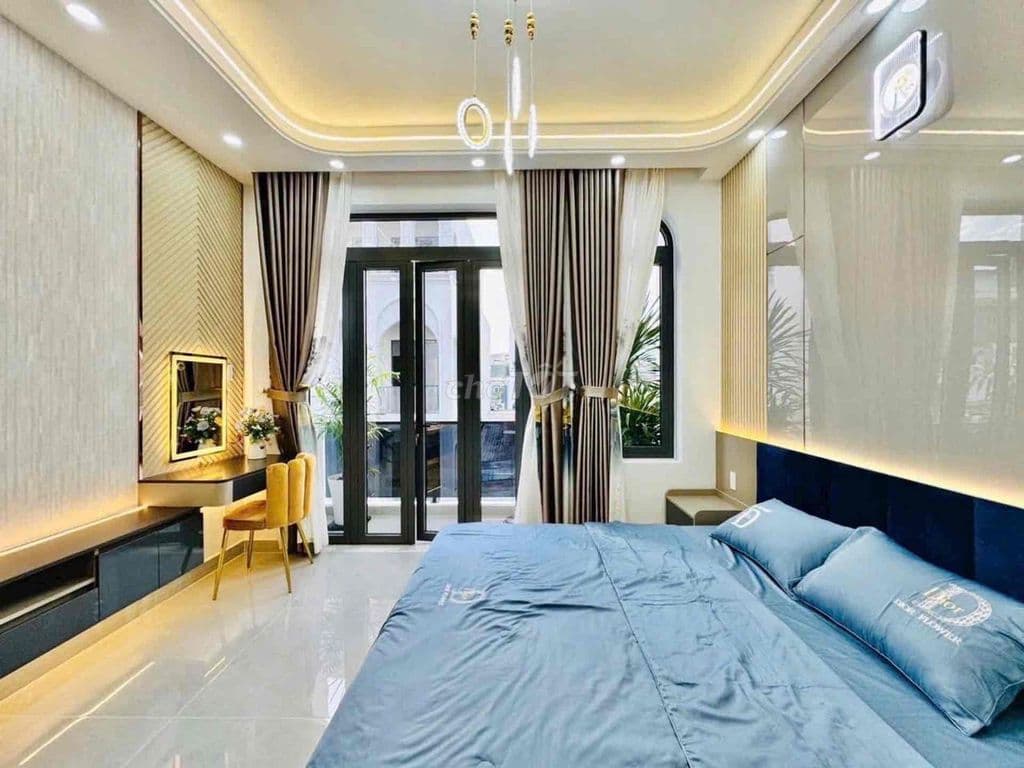 🏡5 Tầng - Ngay Ngã 4 Bốn Xã - DT 4 x 15m - Giá 7,2 Tỷ - Hẻm Thông OTO - Ảnh 3