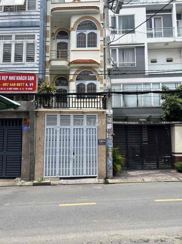 BÁN NHÀ MẶT TIỀN Q12 HCM