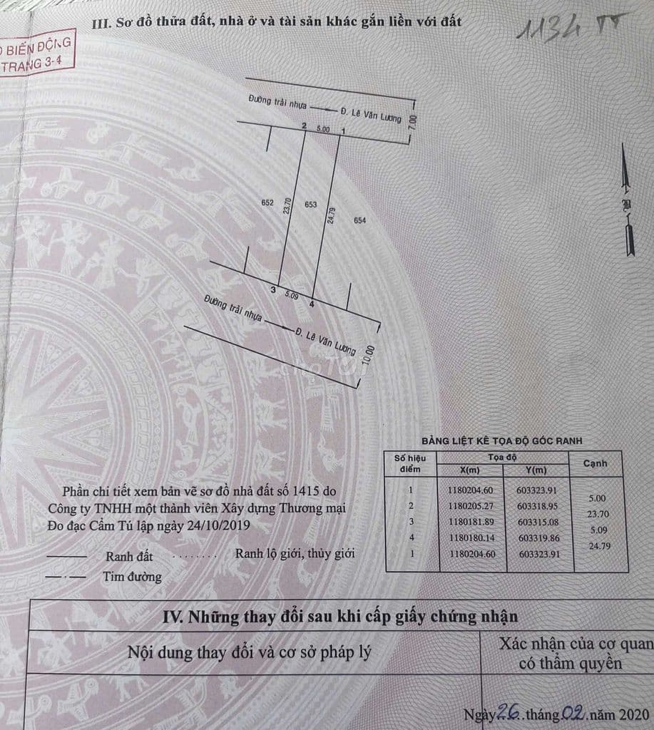 Đất nền xây dựng tự do khu dân cư Rạch Tôm. 5x24 bán 4 tỷ 700 - Ảnh 3