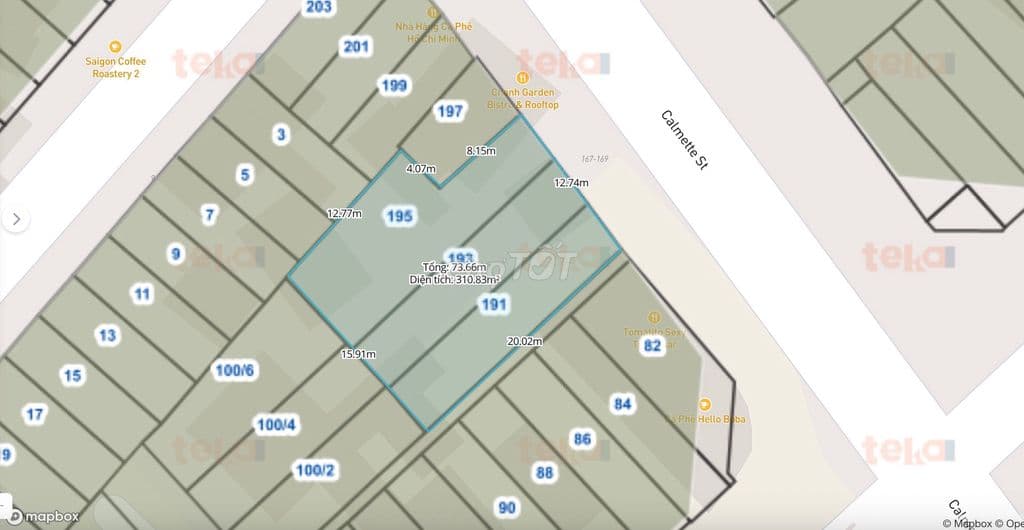 Bán nhà MT Calmette, dt đất 350m2, đối diện The One Central. Giá 450ty - Ảnh 2