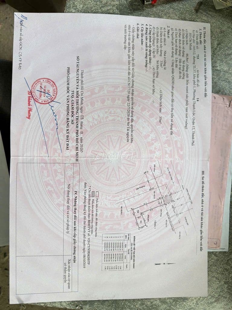 Bán Nhà mặt tiền Q12