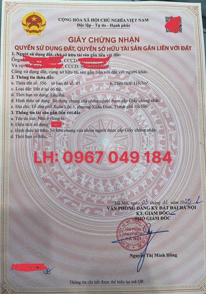 BÁN CCMN XUÂN ĐỈNH 2PN - 48M2 (GẦN CÔNG VIÊN HOÀ BÌNH)