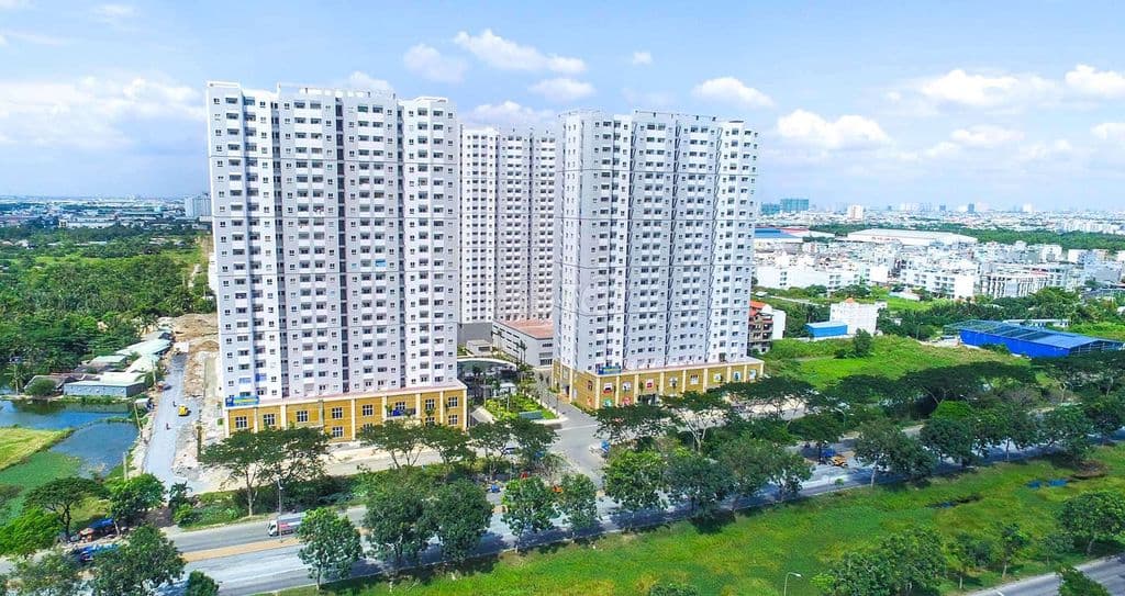 Bán căn hộHQC plaza mặt tiền Nguyễn Văn Linh kế chợ đầu mối bình điền