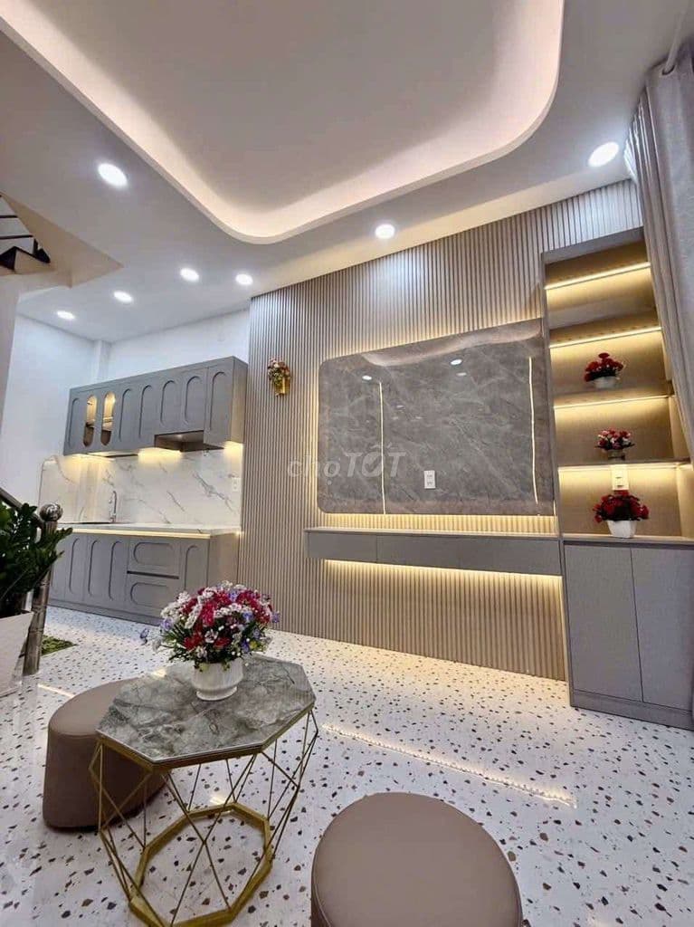 nhà sổ hồng 2 lầu 3,3x7m kế phú mỹ quận 7 1 tỷ 790 - Ảnh 3