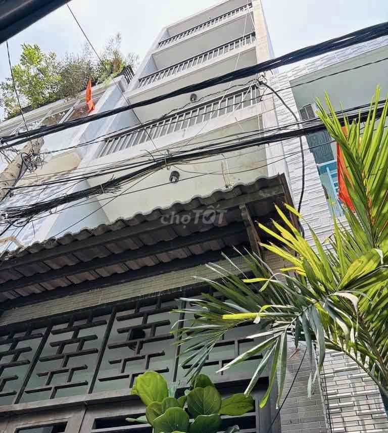 Nhà 5 Tầng 86M2 mặt tiền hẻm xe hơi Nguyễn Thị Tầng P2Q8