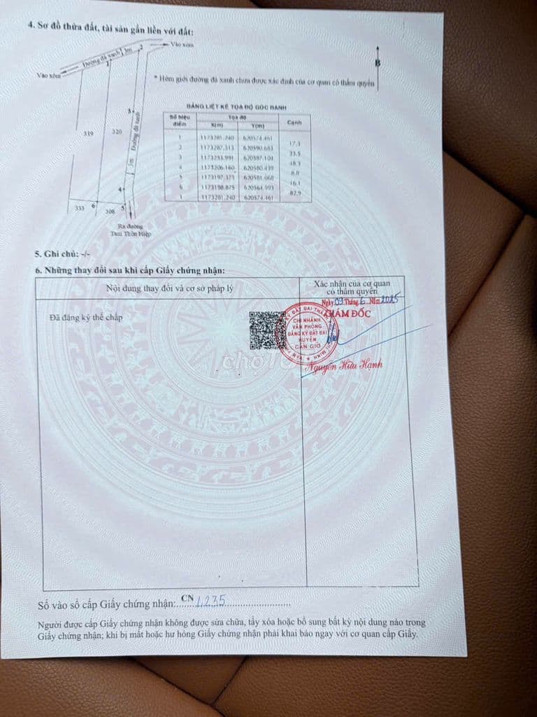 CẦN BÁN LÔ ĐẤT TRỒNG CÂY LÂU NĂM, 2 MẶT TIỀN ĐƯỜNG XE TẢI