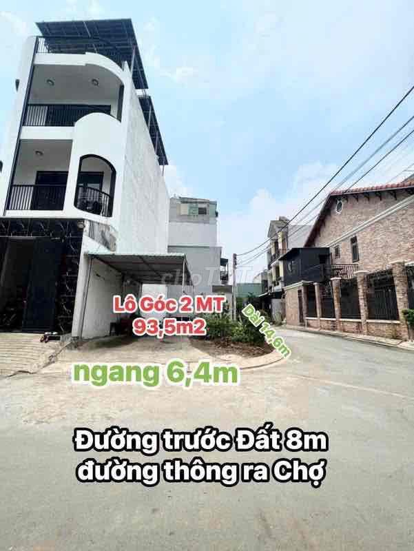 Nền Đất 2 MT - Hẻm 1502 NDT KDC Riocasa - 6.29 Tỷ/93.5M2