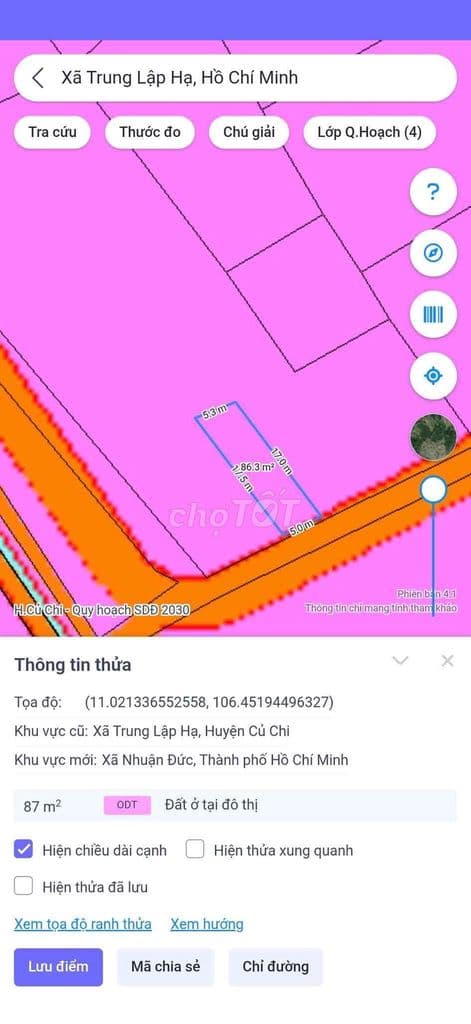 Ngộp cần ra gấp 1 sẹc đường Đặng Thị Tô Trung Lập Hạ 85m thổ cư 650Tr - Ảnh 3