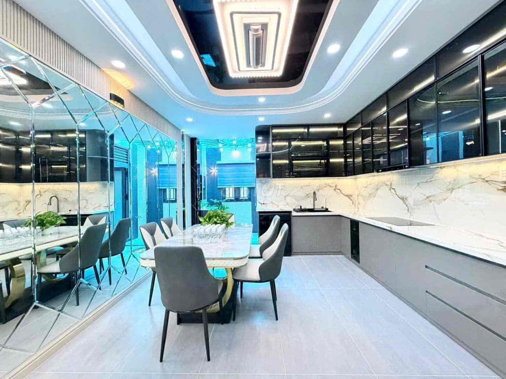 Nhà Mặt Tiền Xây Mới 5Tầng - Có Thang Máy 450KG - Full Nội Thất CaoCap - Ảnh 3