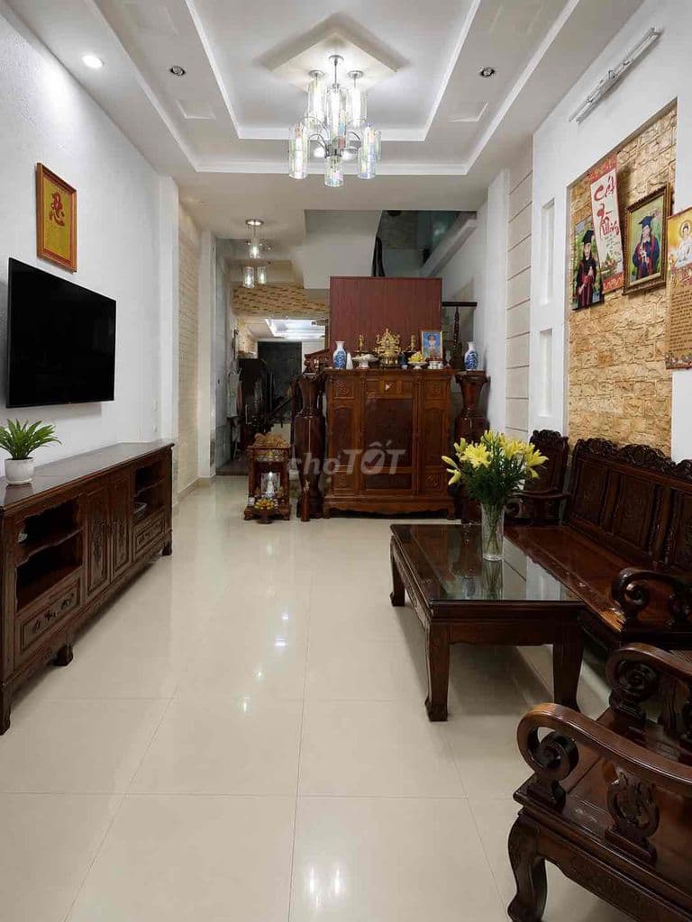 💥BÁN NHANH NHÀ 2TẦNG - 64m2 - HẺM XE HƠI TRÁNH- NGAY TRẦN THỊ CỜ - Q12 - Ảnh 3