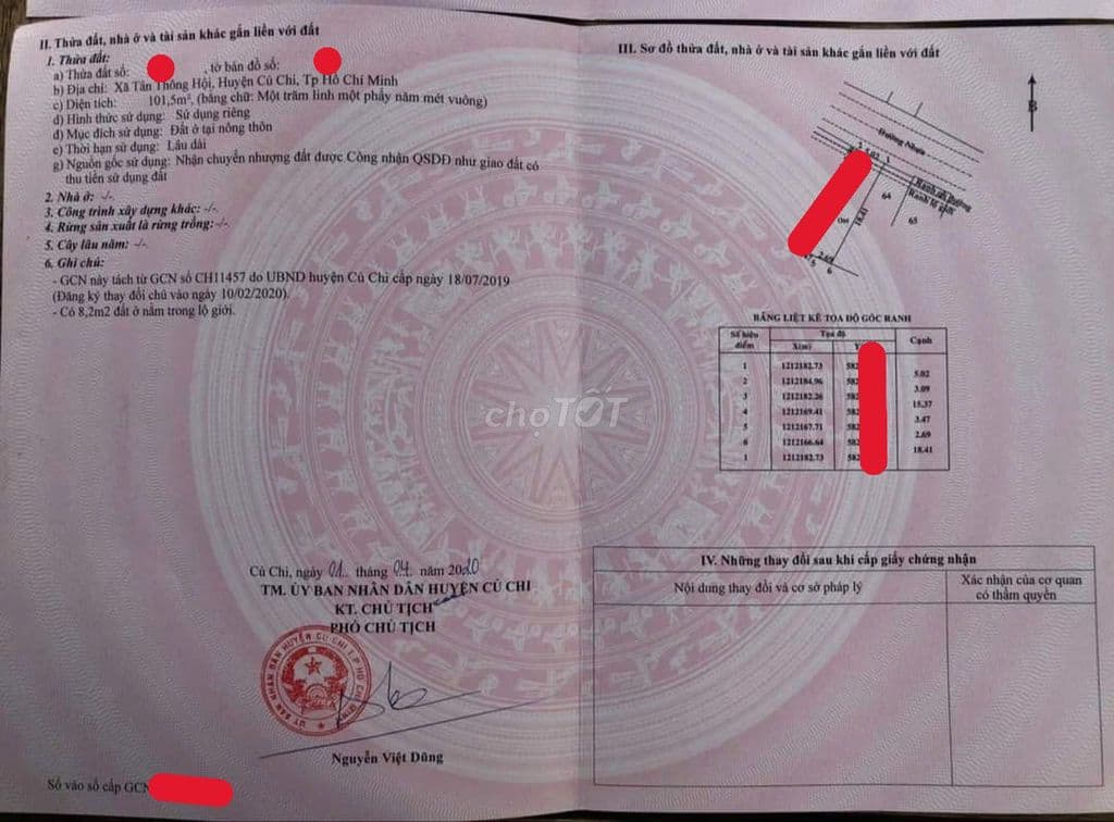 CHÍNH CHỦ CẦNBÁN GẤP ĐẤT SUỐI LỘI TÂN THÔNG HỘI CỦ CHI 100M2 950TR SHR - Ảnh 2