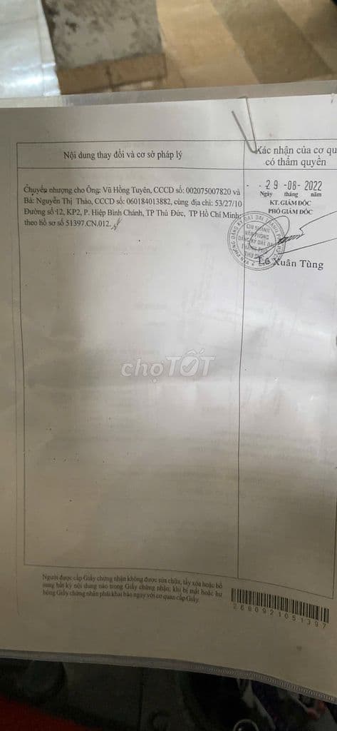 Bán đất 42/2A Đường số 11, Hiệp Bình, Thủ Đức