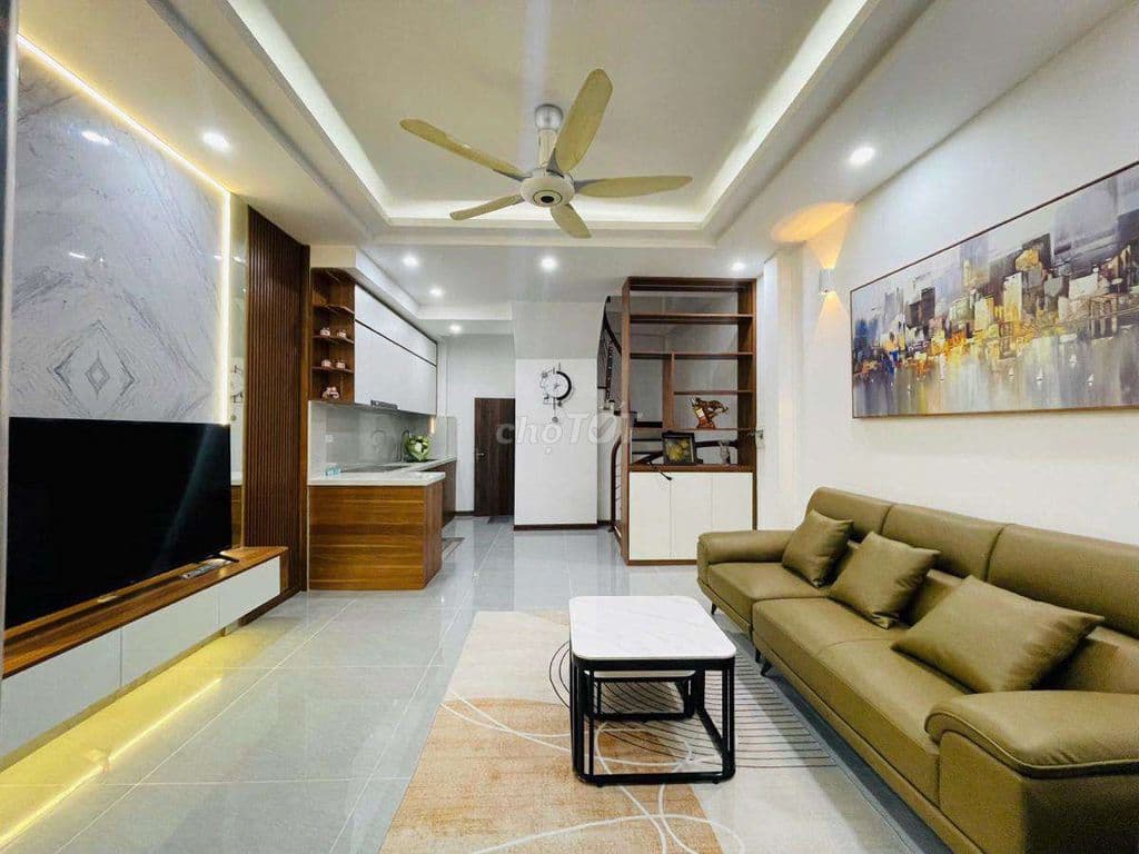 Văn Cao-Liễu Giai-Đội Cấn, gần oto, ngõ thông thoáng, full nội thất