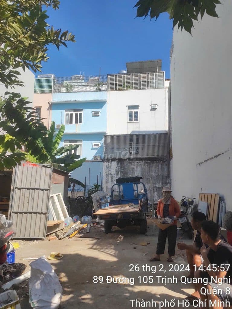 Đất nền mặt tiền 108m2 (6x18m) - Đường 20m - KDC Phú Lợi P.7 Q.8