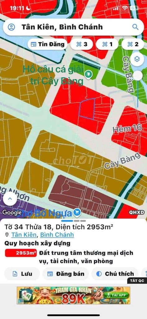 BÁN ĐẤT TRỒNG CÂY LÂU NĂM XÃ TÂN NHỰT ( TÂN KIÊN-BÌNH CHÁNH) - Ảnh 2