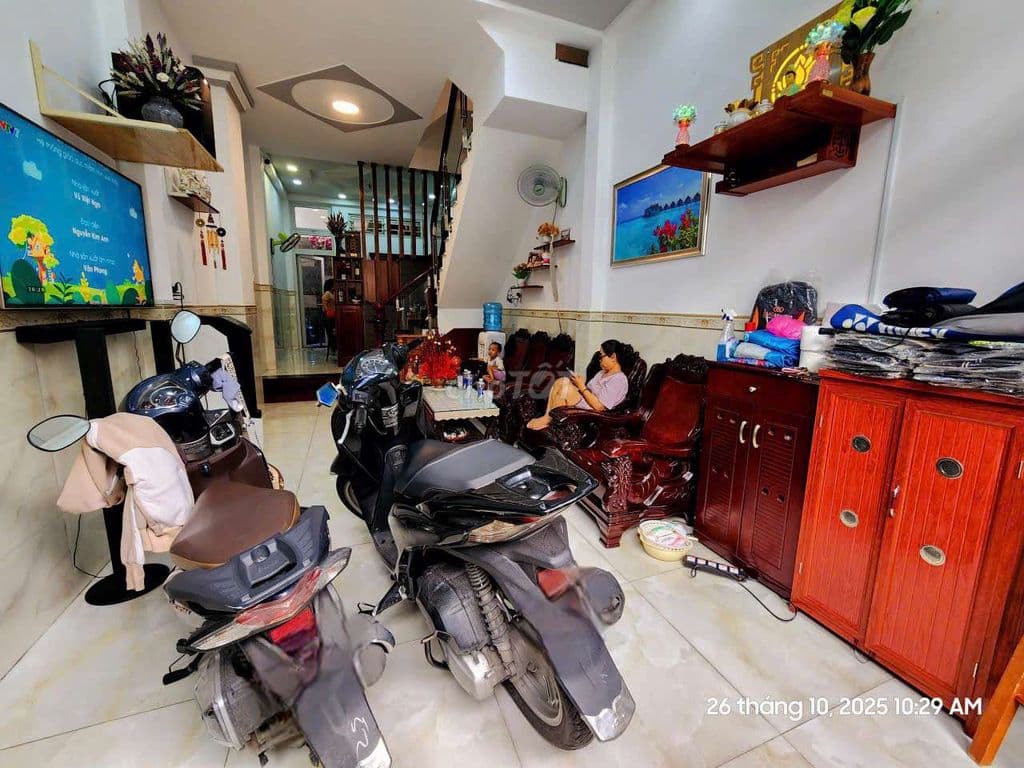 6ty6 thương lương bán nhà hẻm tám danh p4 Q8 xe ba gác vào tân nơi