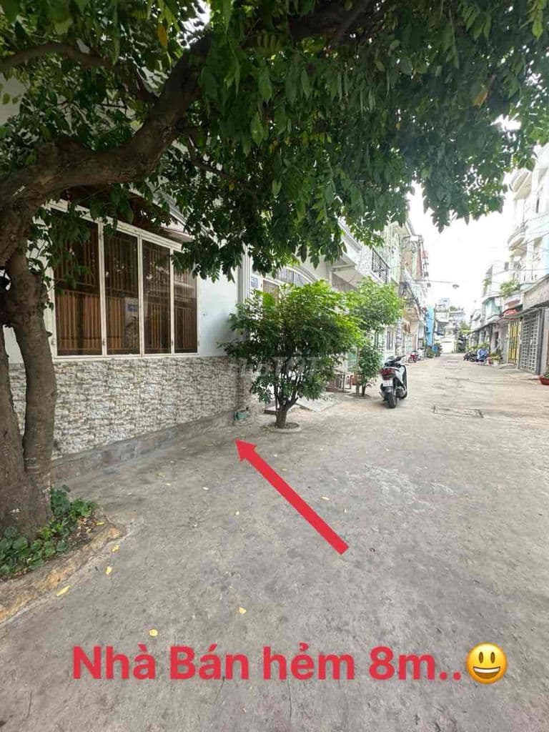 NHÀ 1/ HẺM 8m CÁCH AEON MALL TÂN PHÚ 500m