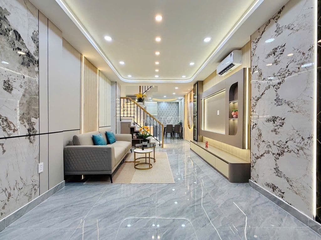 Nhà mới hẽm 6m CX Phú Lâm A, 48m2, 2 tầng, 2 PN, kế bên trường Lam Sơn - Ảnh 3