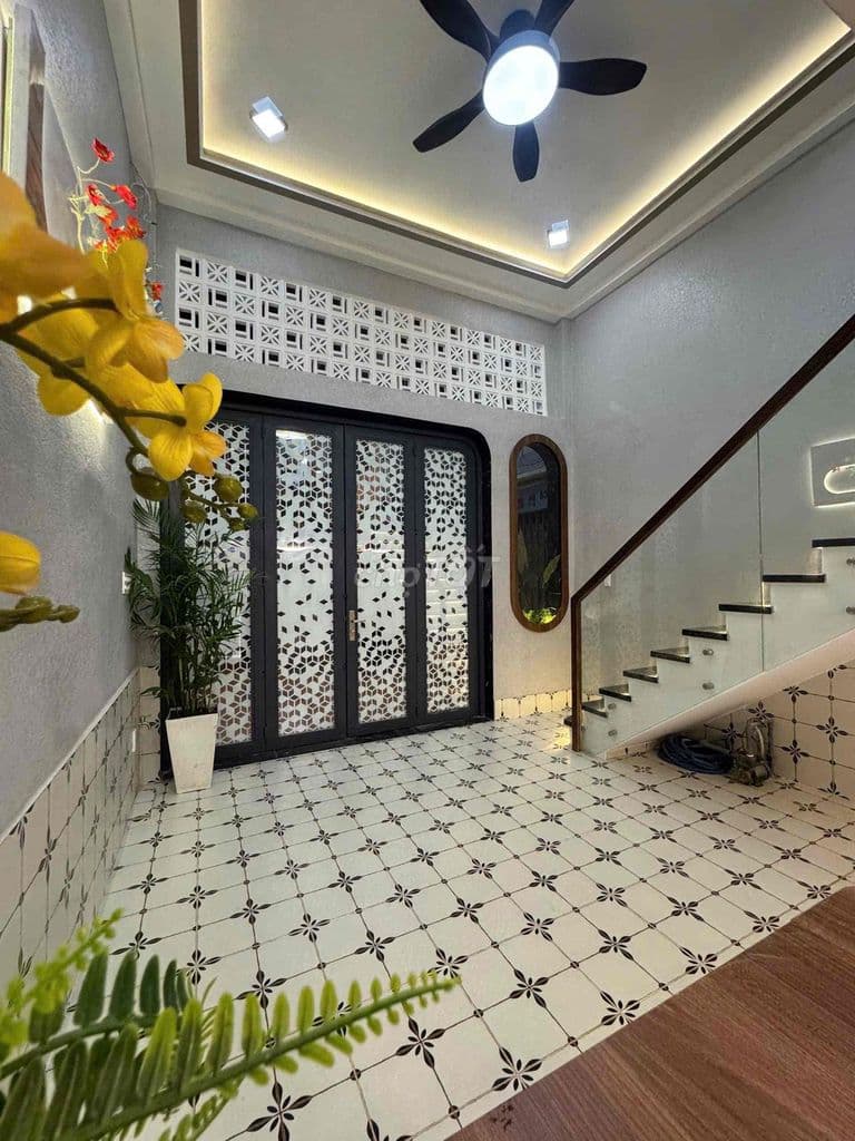 Nhà Bán Hậu Giang Mới đẹp full nội thất 4.1mx12m 49m2 4 tầng FULL NT - Ảnh 3