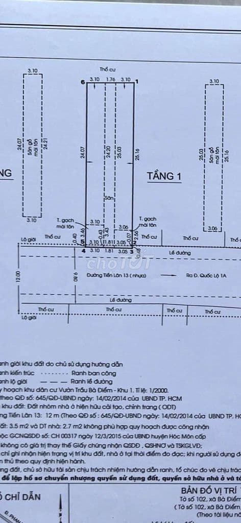 Nhà 8x28m MT đường Tiền Lân 13 có hai dãy trọ và 2 kiot - Ảnh 2