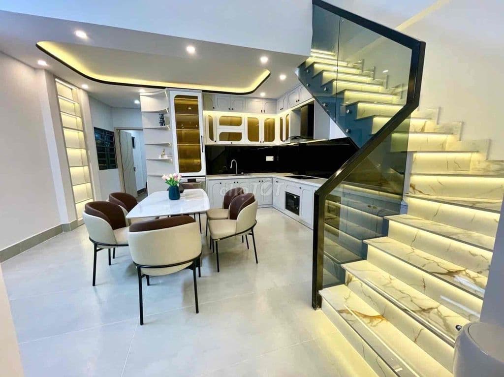 Nhà vườn góc 2 mặt thoáng mát Huỳnh Tấn Phát mới xây , full nội thất c - Ảnh 3