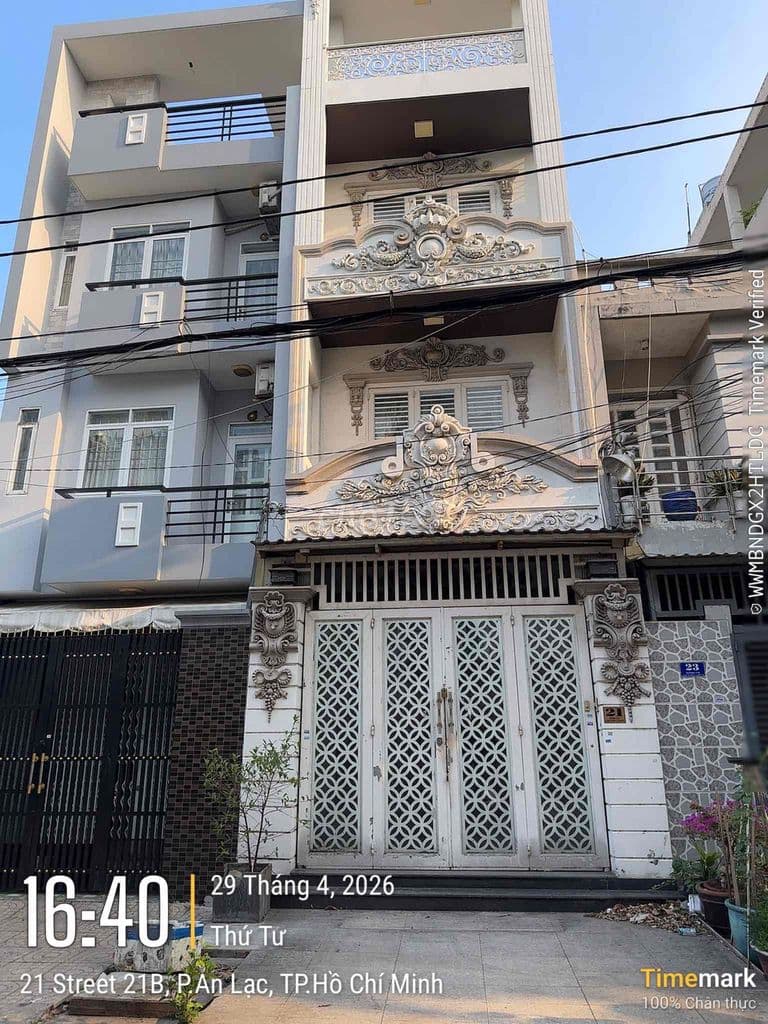 Bán nhà khu Tên Lửa, MT đường Số 21B, DT 4 x 19m, 3.5 tấm, giá 10.5 tỷ