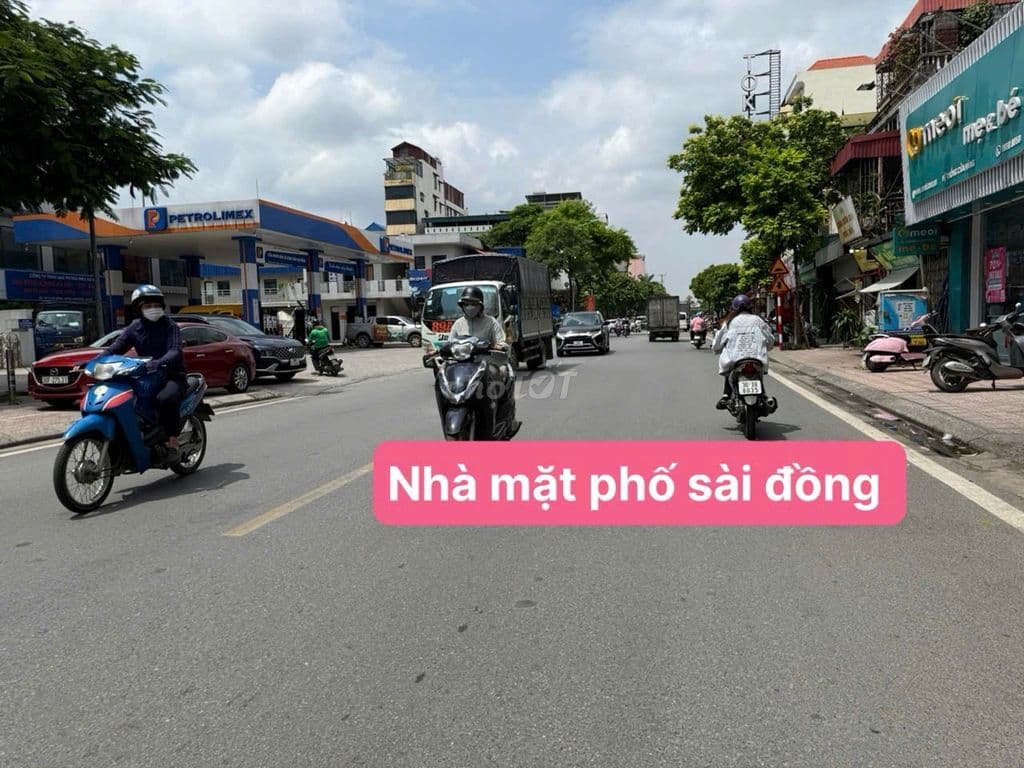 CẦN BÁN NHÀ MẶT PHỐ SÀI ĐỒNG LONG BIÊN HÀ NỘI.