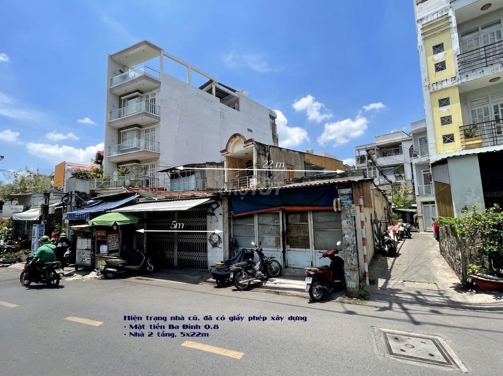 MẶT TIỀN CHỢ 5x18m~89m2 GẦN CẦU NGUYỄN TRI PHƯƠNG, CHỈ 7,7 TỶ (95tr/m2 - Ảnh 2