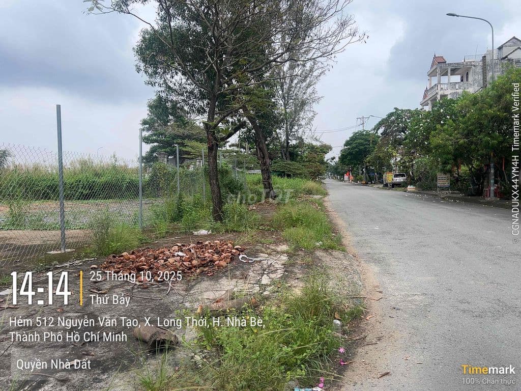 Đất thổ cư MT hẻm 512 Nguyễn Văn Tạo, Long Thới - Ảnh 3