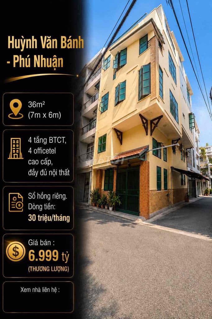 Nhà giá tốt có dòng tiền 30tr/tháng - Huỳnh Văn Bánh