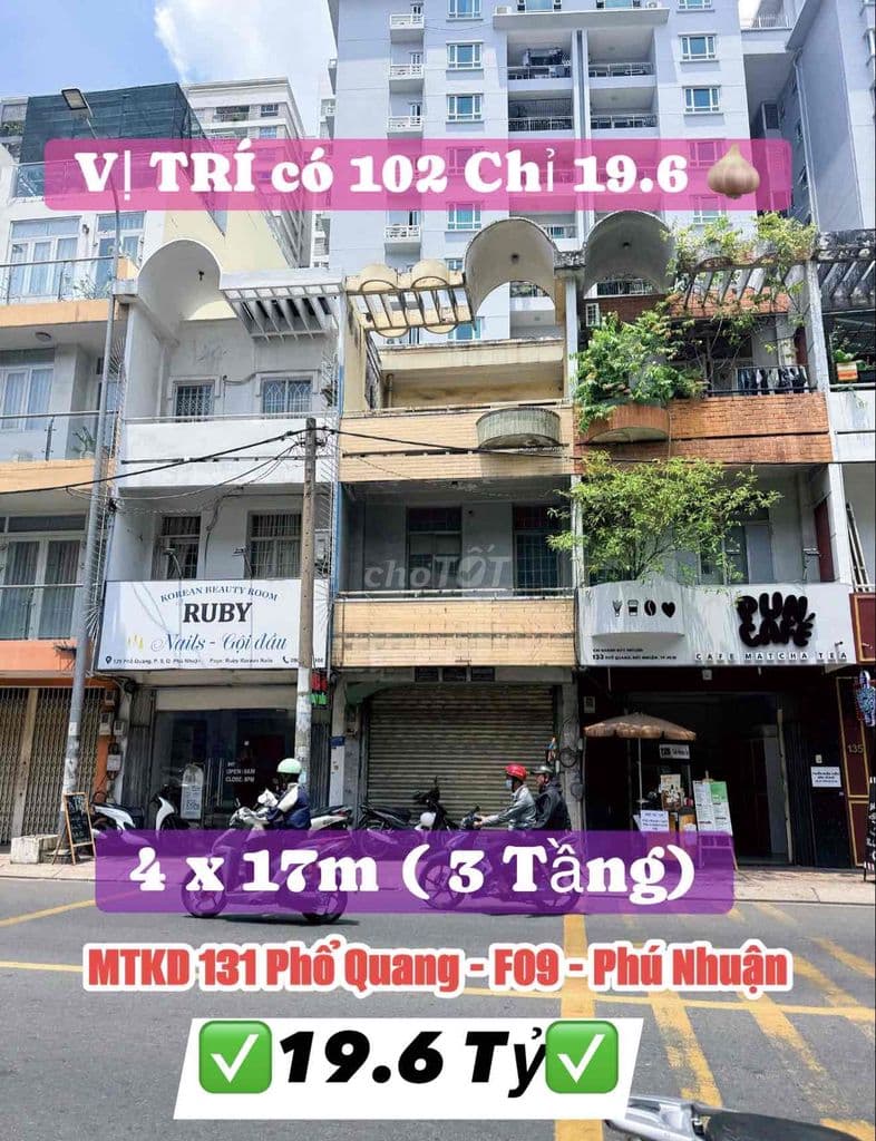 ✅MTKD phổ quang 3 tầng chỉ 19.6 Tỷ