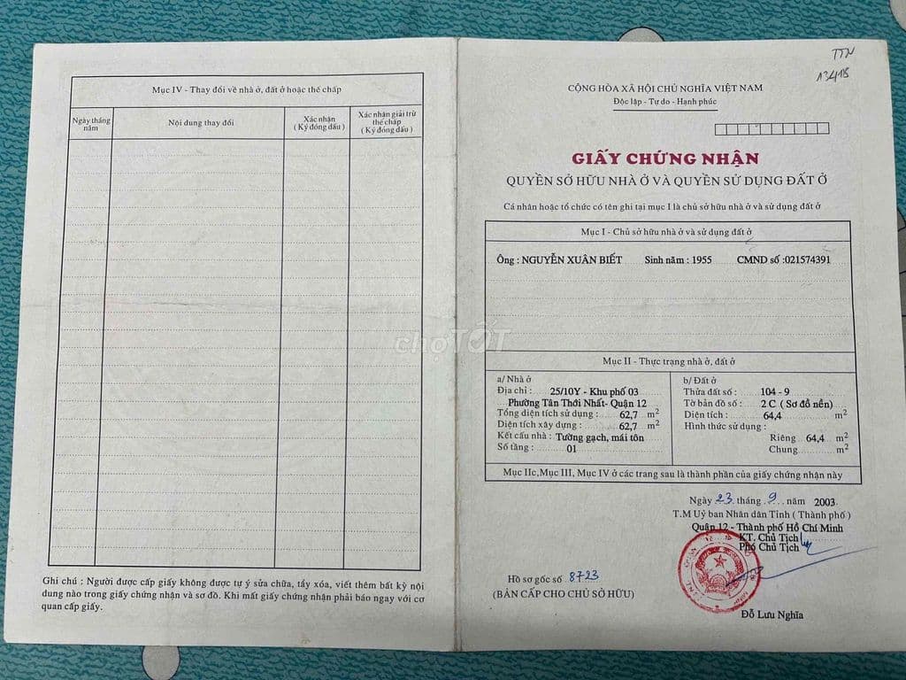 Bán nhà 121/ trường trinh q12 4.2x15 - Ảnh 2