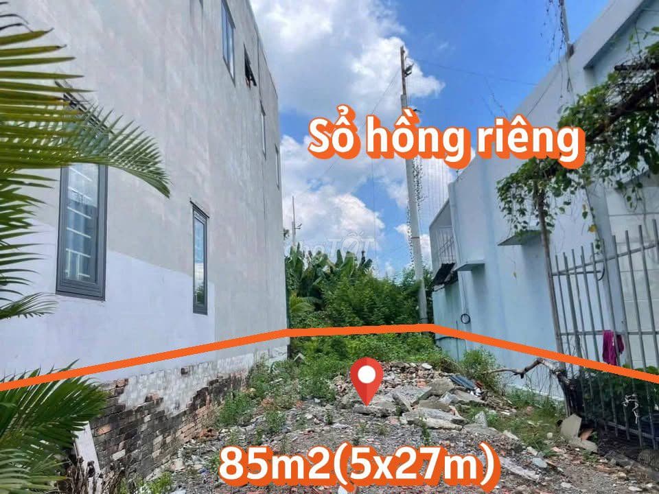 Cần bán gấp lô đất 85m2 giá 850tr ở đường Nguyễn Thị Nị xã Phước Hiệp