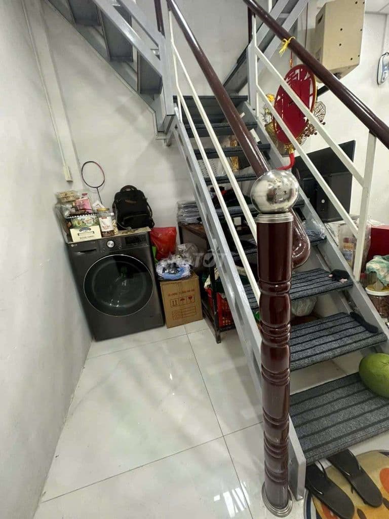 nhà mặt tiền tx46 sổ chung 2 căn 3,5x10,5 1 lầu suốt đường 8m - Ảnh 2