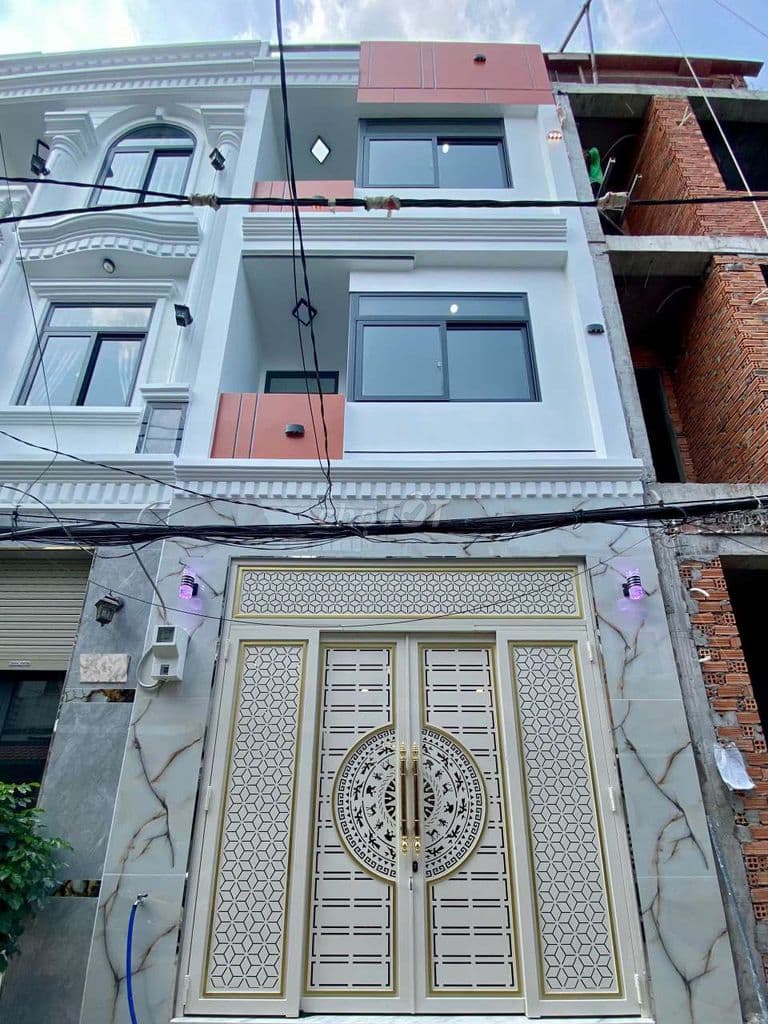 nhà hẻm An Dương Vương 4x13 1 trệt 2 lầu 1T