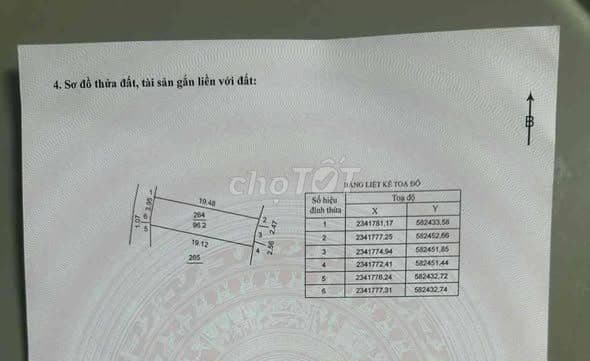 bán đất 96m2 Đông Anh gần chợ